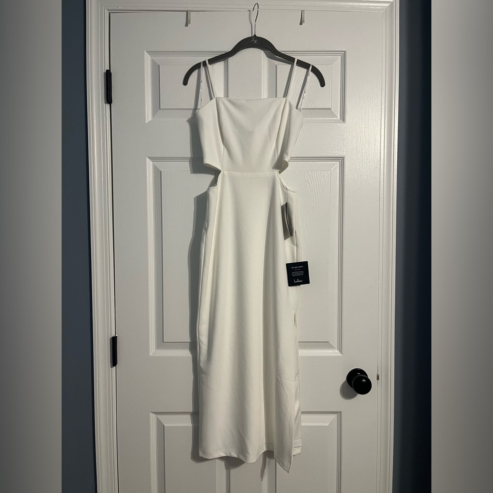 Lulus XS midi cut out dress